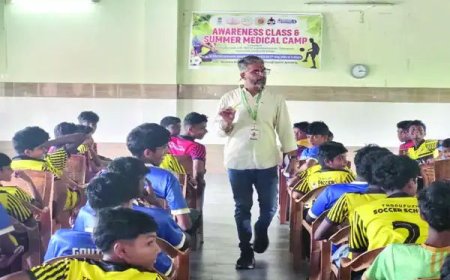 കായികതാരങ്ങള്‍ക്ക് ബോധവല്‍ക്കരണ ക്ലാസ് സംഘടിപ്പിച്ചു