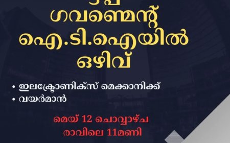 കട്ടപ്പന ഗവ. ഐ.ടി.ഐയിൽ ഗസ്റ്റ് ഇൻസ്ട്രക്ടർ ഒഴിവ്