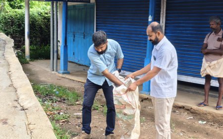ഇരട്ടയാർ ഗ്രാമപഞ്ചായത്ത് മഴക്കാലപൂർവ്വ ശുചീകരണ പ്രവർത്തനങ്ങൾക്ക് തുടക്കമായി