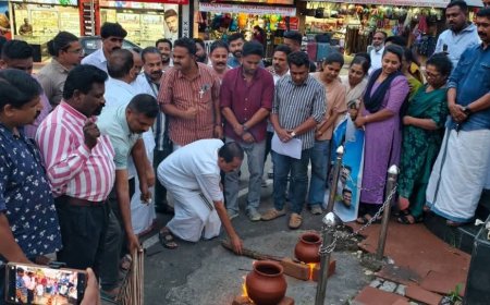 വാണിജ്യ സിലിണ്ടർ വില വർദ്ധനവിൽ പ്രതിഷേധം; കട്ടപ്പനയിൽ അടുപ്പുകൂട്ടി സമരം നടന്നു