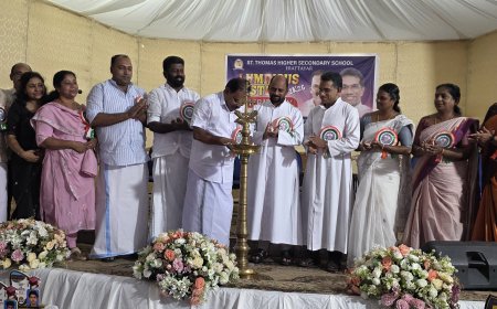 ഇരട്ടയാർ സെന്റ് തോമസ് ഹയർ സെക്കണ്ടറി സ്കൂൾ മെറിറ്റ് ഡേ 'ലൂമിനസ് സ്റ്റാർസ് 2K26' ആവേശോജ്ജ്വലമായി; ഉന്നത വിജയികളെ ആദരിച്ചു.