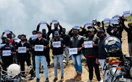 ഇടുക്കിയിലെ വിനോദസഞ്ചാരികൾക്ക് നേരെയുള്ള ആക്രമണങ്ങൾക്കെതിരെ ബുള്ളറ്റ് റൈഡർമാരുടെ പ്രതിഷേധം.