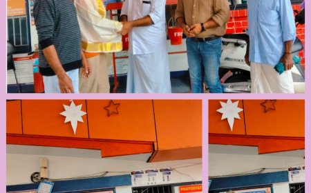 തീ പടരുന്ന ഇലക്ട്രിക് കാറിൽ നിന്ന് യാത്രക്കാരെ രക്ഷിച്ചു; പമ്പ് ജീവനക്കാരന് ആദരം