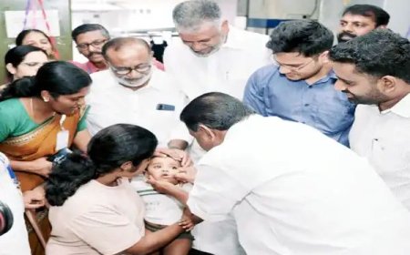 പോളിയോ ഇമ്യൂണൈസേഷൻ: ജില്ലാതല ഉദ്ഘാടനം ജനറൽ ആശുപത്രിയിൽ നടന്നു