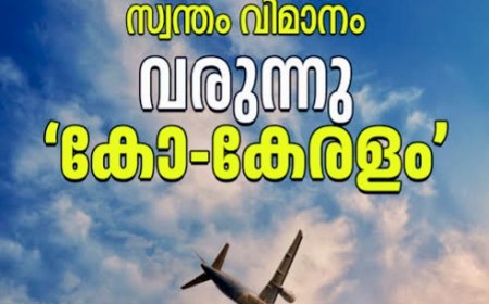 സഹകരണ മേഖലയിൽ വിമാന കമ്പനി; കോ-കേരള ആഭ്യന്തര സർവീസിന് ഒരുങ്ങുന്നു
