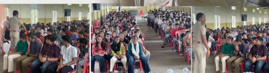 *“ഓപ്പറേഷൻ തൂഫാൻ – ദി നാർക്കോ ഹണ്ട്”*ന്റെ ഭാഗമായി വിദ്യാർത്ഥികൾക്കായി ബോധവത്കരണ ക്ലാസ് സംഘടിപ്പിച്ചു