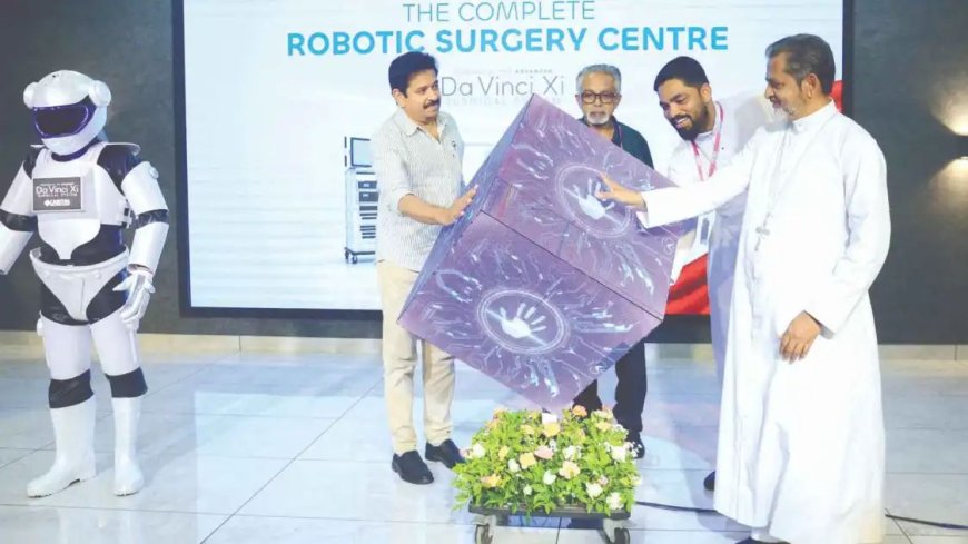 കാരിത്താസ് ആശുപത്രിയിൽ സമ്പൂർണ റോബോട്ടിക് സർജറി സെന്റർ പ്രവർത്തനം ആരംഭിച്ചു