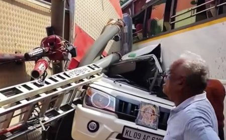 ശബരിമല റൂട്ടിൽ വാഹനാപകടം; ഫയർഫോഴ്‌സ് വാഹനം നിയന്ത്രണം വിട്ട് നിരവധി വാഹനങ്ങളിൽ ഇടിച്ചു, നിരവധി പേർക്ക് പരിക്ക്