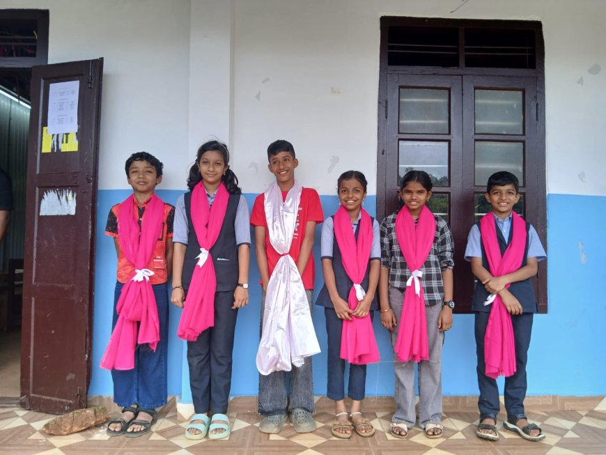 ജനാധിപത്യത്തിൻ്റെ ആദ്യ പാഠമായി കാഞ്ചിയാർ സെന്റ് മേരീസ് യു.പി സ്കൂളിൽ നടന്ന സ്കൂൾ പാർലമെന്റ് തിരഞ്ഞെടുപ്പ്