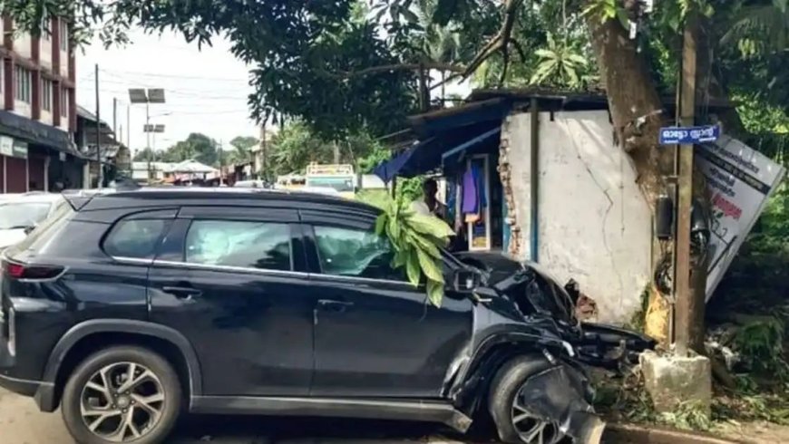 പാലാ–പൊൻകുന്നം റോഡിൽ അപകട പരമ്പര; രണ്ട് ഇടങ്ങളിലായി ആറുപേർക്ക് പരിക്ക്