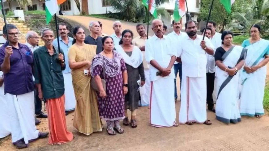 രാഹുൽ ഗാന്ധിയുടെ അറസ്റ്റിനെതിരെ തലപ്പലത്ത് കോൺഗ്രസ് പ്രതിഷേധം