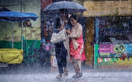 മഴ തുടരും :  എട്ട് ജില്ലകളിൽ ഓറഞ്ച് അലർട്ട്