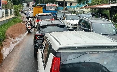 കോട്ടയം നഗരത്തിൽ രൂക്ഷമായ ഗതാഗതക്കുരുക്ക്