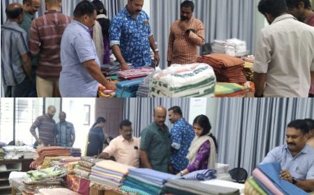 ഓണം ഷോപ്പിംഗിന് തുടക്കമായി: ഇടുക്കിയിൽ ഖാദി സ്‌പെഷ്യൽ മേള