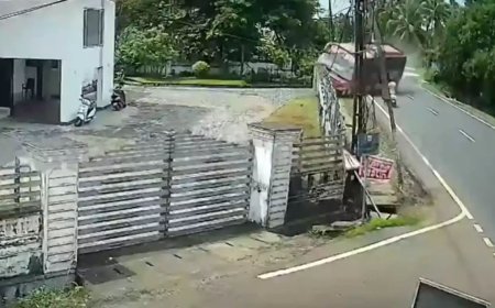 കുന്നംകുളത്ത് നിയന്ത്രണംവിട്ട ബസ് പാഞ്ഞുകയറി ദുരന്തം; രണ്ട് മരണം, 20-ലധികം പേർക്ക് പരിക്ക്