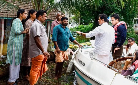മഴ കെടുതി : നാശനഷ്ടം വിലയിരുത്തി എംഎൽഎ യും ജില്ലാ കലക്ടറും അടങ്ങുന്ന സംഘം. നഷ്ടപരിഹാര നടപടികൾ വേഗത്തിലാക്കാനും നിർദേശം