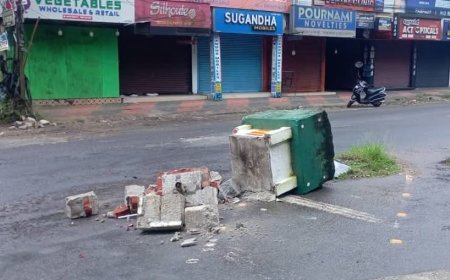 കോട്ടയം പാമ്പാടിയിൽ ഇന്ദിരാഗാന്ധിയുടെ ഓർമ്മയ്ക്കായി 1984  ൽ സ്ഥാപിച്ച സ്തൂപം തകർന്നു.