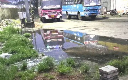 നാഗമ്പടം ബസ് സ്റ്റാൻഡിലേക്കുള്ള യാത്ര ദുരിതം; മലിനജലവും മാലിന്യവും യാത്രക്കാർക്ക് ഭീഷണി