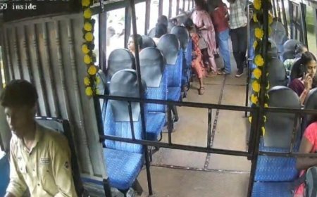 ഫിറ്റ്സ് ബാധിച്ച കുട്ടിയെ ആശുപത്രിയിലെത്തിച്ച് സ്വകാര്യ ബസ് ജീവനക്കാർ; രക്ഷയായത് സമയോചിത ഇടപെടൽ
