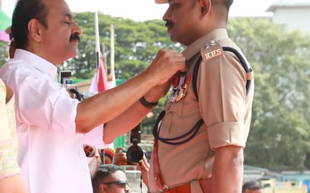 കട്ടപ്പന ഡി.വൈ.എസ്.പി റെജി എം. കുന്നിപ്പറമ്പന് രാഷ്ട്രപതിയുടെ പോലീസ് മെഡൽ