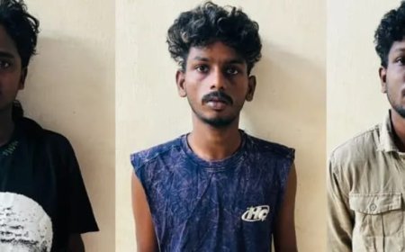 തുറവൂർ റെയിൽവേ സ്റ്റേഷൻ പരിസരത്ത് 4 കിലോ കഞ്ചാവുമായി മൂന്ന് യുവാക്കൾ പിടിയിൽ