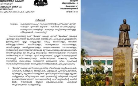 പേരുമാറ്റത്തിന് സർക്കാർ ഓഫീസുകളിൽ പാഴ്ചെലവ് വേണ്ട; നിലവിലുള്ള രേഖകൾ തിരുത്തി ഉപയോഗിക്കണമെന്ന് ചീഫ് സെക്രട്ടറി
