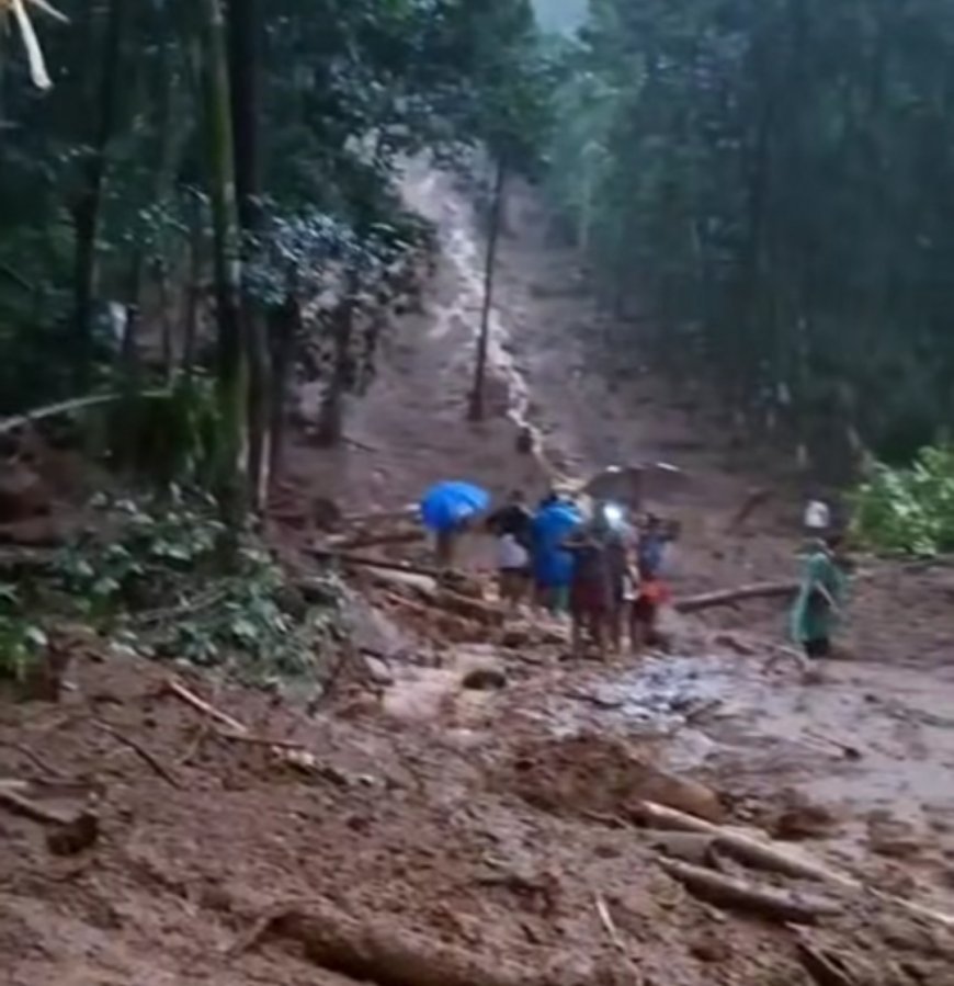 പൂഞ്ഞാർ പയ്യാനിത്തോട്ടത്ത് ഉരുൾപൊട്ടൽ