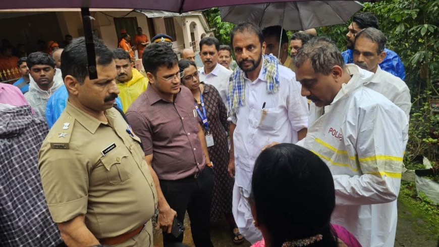 പയ്യാനിത്തോട്ടത്ത് എം.എൽ.എയും ജില്ലാ കളക്ടറും സന്ദർശനം നടത്തി