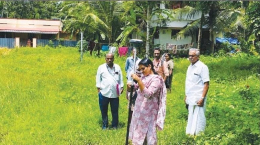 സ്റ്റേഡിയം നിർമാണം: തർക്കഭൂമി അളന്ന് താലൂക്ക് സർവേ സംഘം