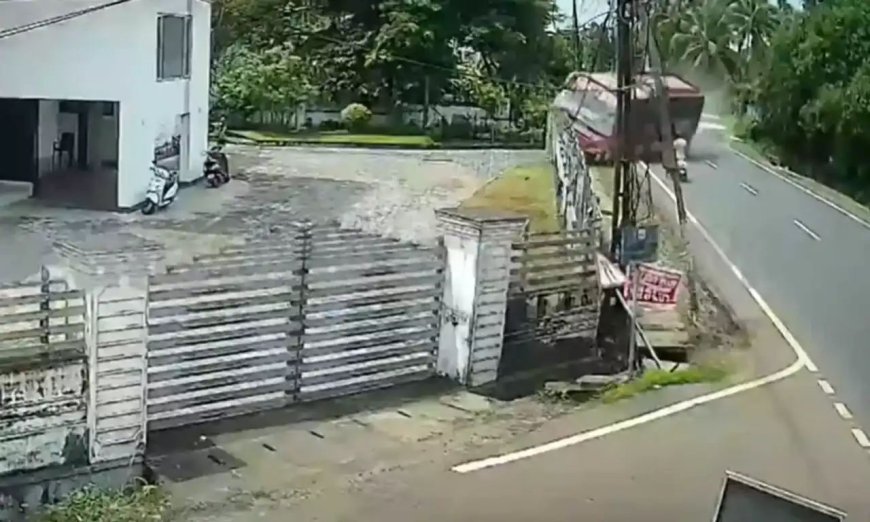 കുന്നംകുളത്ത് നിയന്ത്രണംവിട്ട ബസ് പാഞ്ഞുകയറി ദുരന്തം; രണ്ട് മരണം, 20-ലധികം പേർക്ക് പരിക്ക്