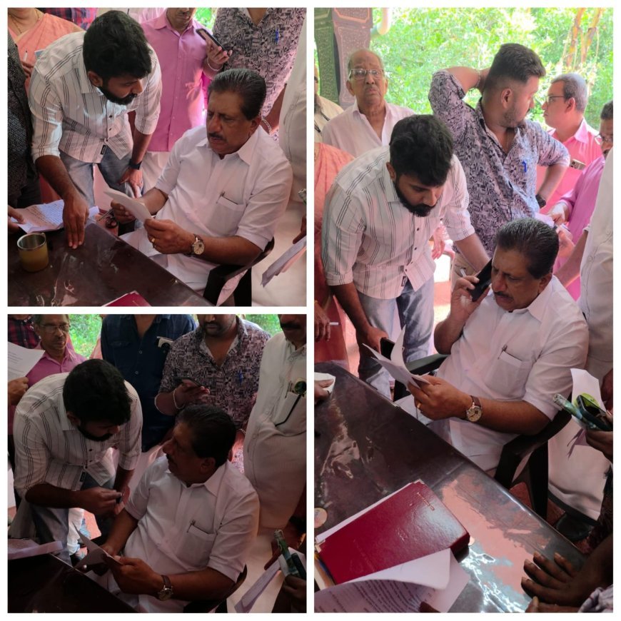 ചക്കകാനം–പൂവേഴ്സ്മൗണ്ട് മേഖലയിലെ കുടിവെള്ള ക്ഷാമം; ശാശ്വത പരിഹാരം ആവശ്യപ്പെട്ട് മന്ത്രിയെ കണ്ട് ഗ്രാമപഞ്ചായത്ത് അംഗം