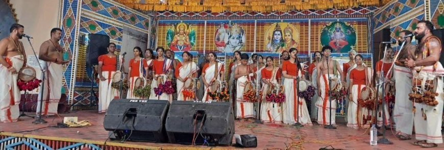ബഹറിൻ വാദ്യകലാസംഘത്തിന്റെ സോപാന സംഗീതം ഭക്തിസാന്ദ്രമായി