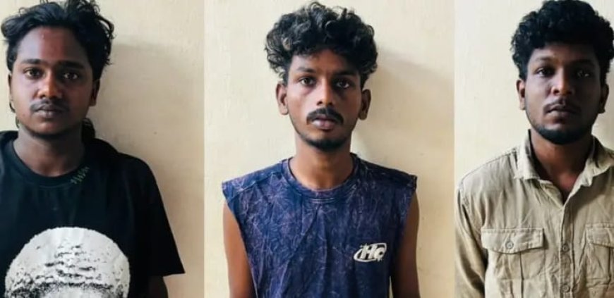 തുറവൂർ റെയിൽവേ സ്റ്റേഷൻ പരിസരത്ത് 4 കിലോ കഞ്ചാവുമായി മൂന്ന് യുവാക്കൾ പിടിയിൽ