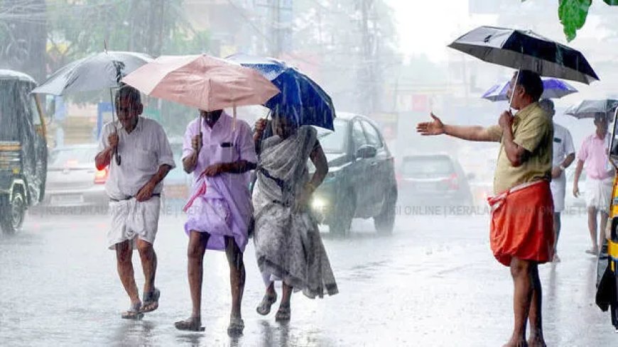 സംസ്ഥാനത്ത് മഴ ശക്തമാകുന്നു; ഇന്ന് എട്ട് ജില്ലകളിൽ യെല്ലോ അലേർട്ട്