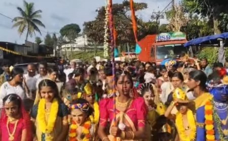 വണ്ടിപ്പെരിയാറിന്റെ വീഥികൾ അമ്പാടിയായി; ശ്രീകൃഷ്ണ ജയന്തി മഹാശോഭായാത്ര ശ്രദ്ധേയമായി