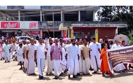 ഈട്ടിത്തോപ്പിലെ ഹോമിയോ ഡിസ്‌പെൻസറി മാറ്റം; ആക്ഷൻ കൗൺസിൽ ഇരട്ടയാർ പഞ്ചായത്ത് ഓഫീസിലേക്ക് മാർച്ച് നടത്തി