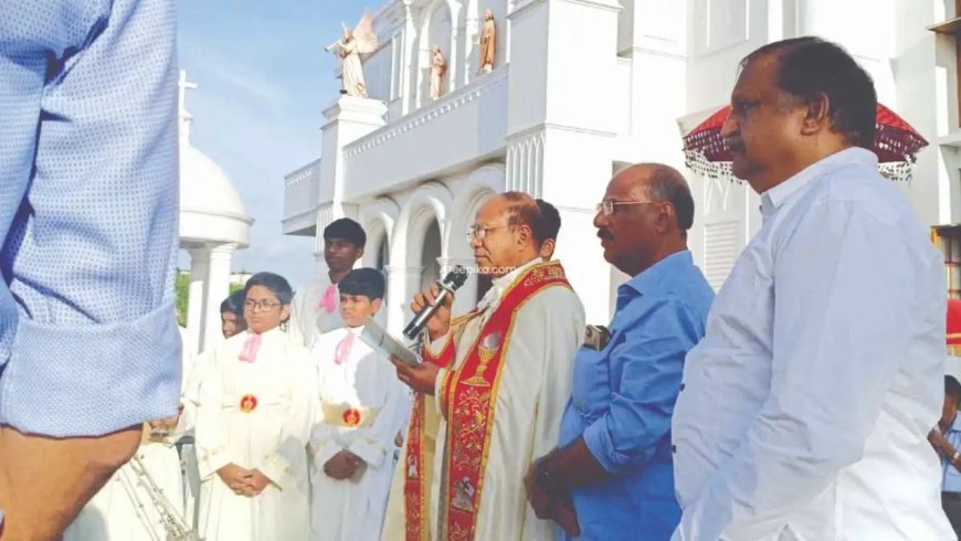 ലൂർദ് ഫൊറോന പള്ളിയിൽ എട്ടുനോമ്പാചരണത്തിന് തുടക്കം