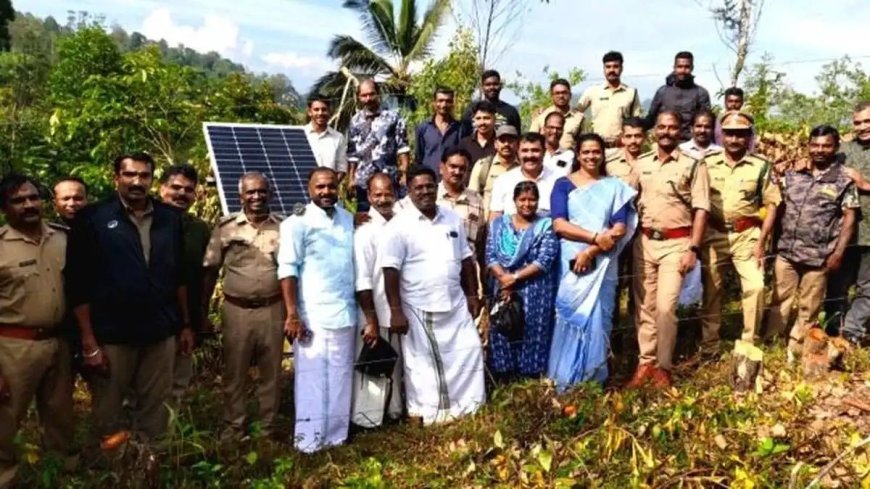 കാട്ടാന ശല്യത്തിന് താൽക്കാലിക പരിഹാരം; രാജമുടിയിൽ ജനകീയ ഫെൻസിങ് പൂർത്തിയായി