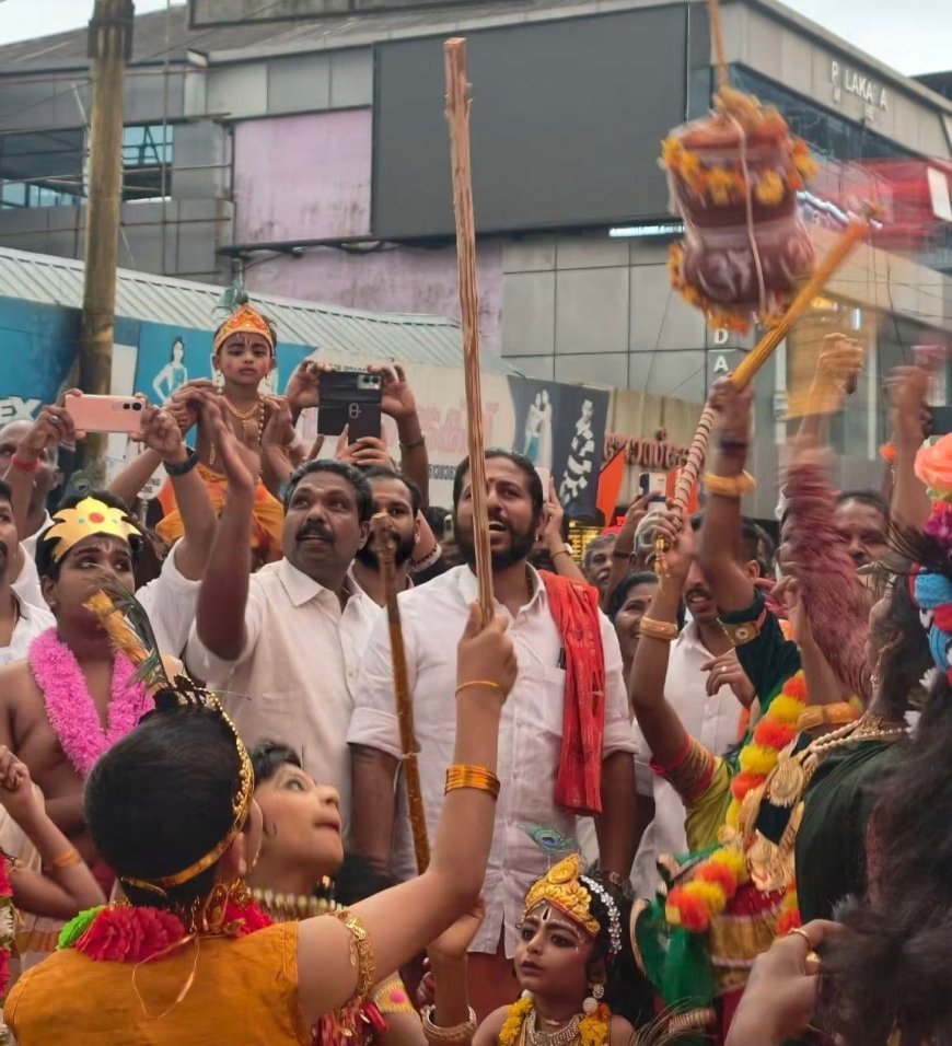 കട്ടപ്പനയിൽ കൃഷ്ണലീലകളുടെ നിറച്ചാർത്ത്; മഹാശോഭയാത്ര ശ്രദ്ധേയമായി