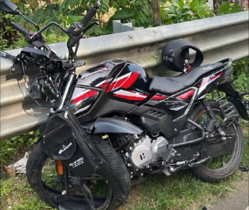 പെരുവന്താനത്ത് ബൈക്കും ട്രാവലറും കൂട്ടിയിടിച്ചു; കോളേജ് വിദ്യാർഥിക്ക് പരിക്ക്