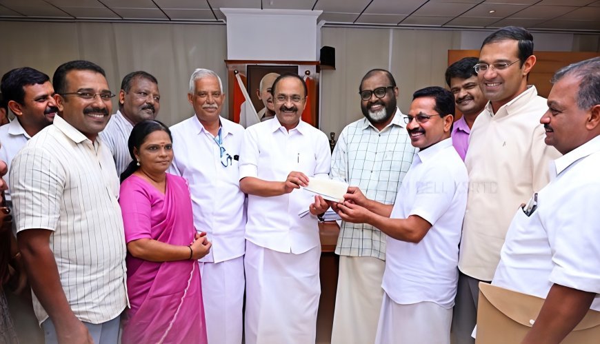കെഎസ്ആർടിസിക്ക് ബസ് വാങ്ങുന്നതിനായി അങ്കമാലി മുക്കന്നൂർ സ്വദേശി ജോസ് 40 ലക്ഷം രൂപ സംഭാവന നൽകി