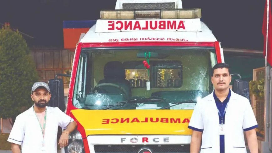 ആശുപത്രിയിലേക്കുള്ള യാത്രയ്ക്കിടെ 108 ആംബുലൻസിൽ യുവതിക്ക് സുഖപ്രസവം