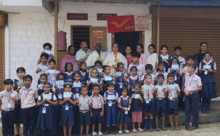 തപാൽ ദിനം ആഘോഷമാക്കി സെന്റ് സെബാസ്റ്റ്യൻ യു.പി. സ്കൂൾ
