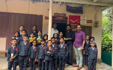 തപാൽ സേവനങ്ങൾ നേരിട്ടറിഞ്ഞ് പുതിയ തലമുറ