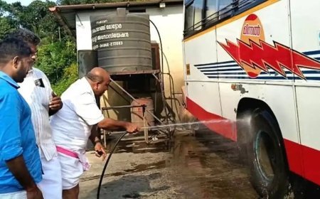 സേവാ സങ്കൽപ് അഭിയാൻ; കട്ടപ്പന കെ.എസ്.ആർ.ടി.സി. ഡിപ്പോ ശുചീകരിച്ചു