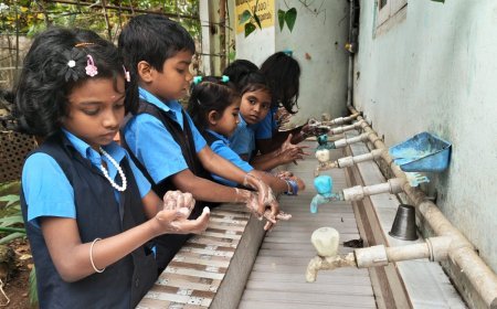 കൈകഴുകൽ ദിനത്തിൽ ശുചിത്വസന്ദേശവുമായി കാഞ്ചിയാർ ഗവ. ട്രൈബൽ എൽ.പി. സ്കൂൾ