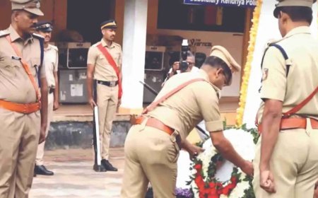 ഇടുക്കിയിൽ പൊലീസ് സ്മൃതിദിനം ആചരിച്ചു