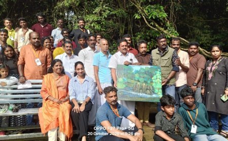 പ്രകൃതിയും കലയും ഒത്തുചേർന്ന "ക"കലാ ക്യാമ്പ് സമാപിച്ചു