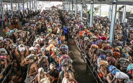 ശബരിമല തീർഥാടനം: സത്രത്തിൽ വിരിവെക്കാൻ സൗകര്യമുണ്ടാകില്ല; വാളാർഡിയിൽ വിപുലമായ ക്രമീകരണങ്ങൾ