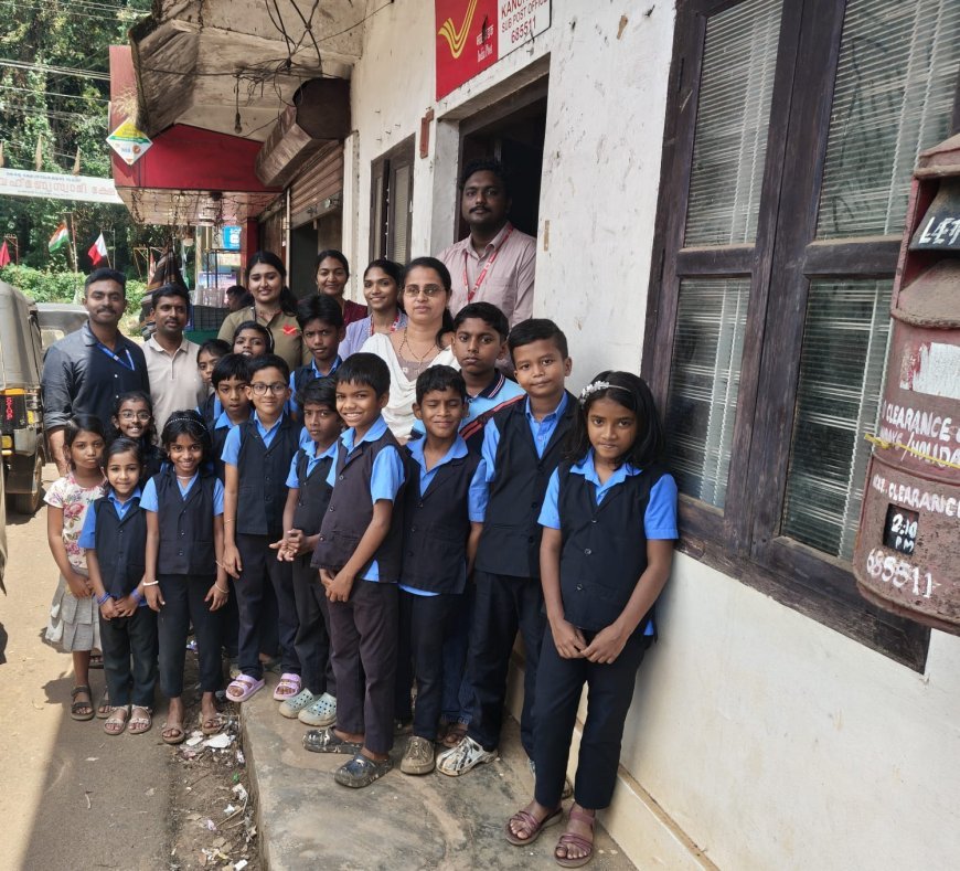 മനസിലെ സ്നേഹം കത്തുകളിലൂടെ വീട്ടിലെത്തിച്ച് കുരുന്നുകൾ; തപാൽ സേവനങ്ങളും സമ്പാദ്യ പദ്ധതികളും നേരിട്ടറിഞ്ഞ് കാഞ്ചിയാർ ഗവ. ട്രൈബൽ എൽ.പി. സ്കൂൾ വിദ്യാർത്ഥികൾ